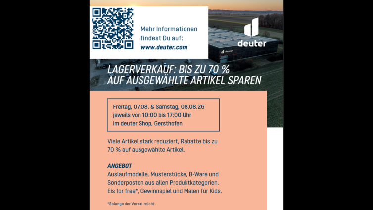 deuter_Lagerverkauf